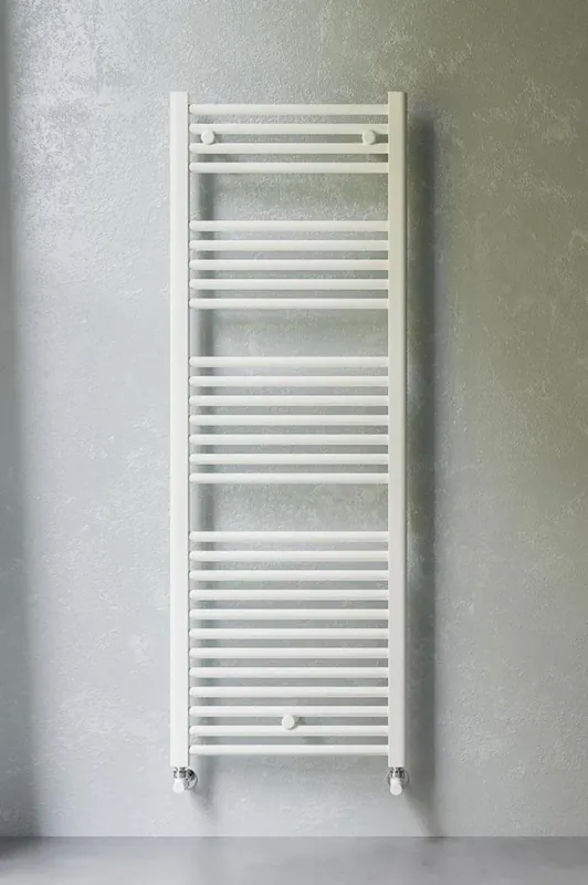 Calorifer (radiator) de baie portprosop, alb, otel, drept, Lazzarini, San Remo, 600x1703mm, 1180W