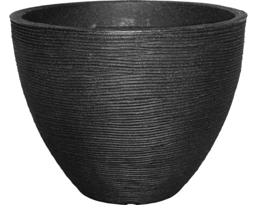 Ghiveci striat Geli, plastic, Ø 40, H 31 cm buc