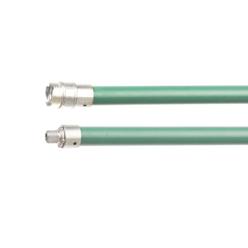 Baston pentru arici cos fum, bucse M12, 1 m, PP verde, 4CK10 buc