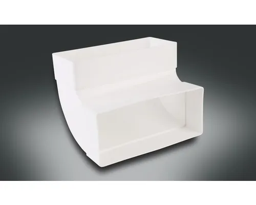 Cot vertical din plastic Rotheigner 220x90 mm 90° alb buc