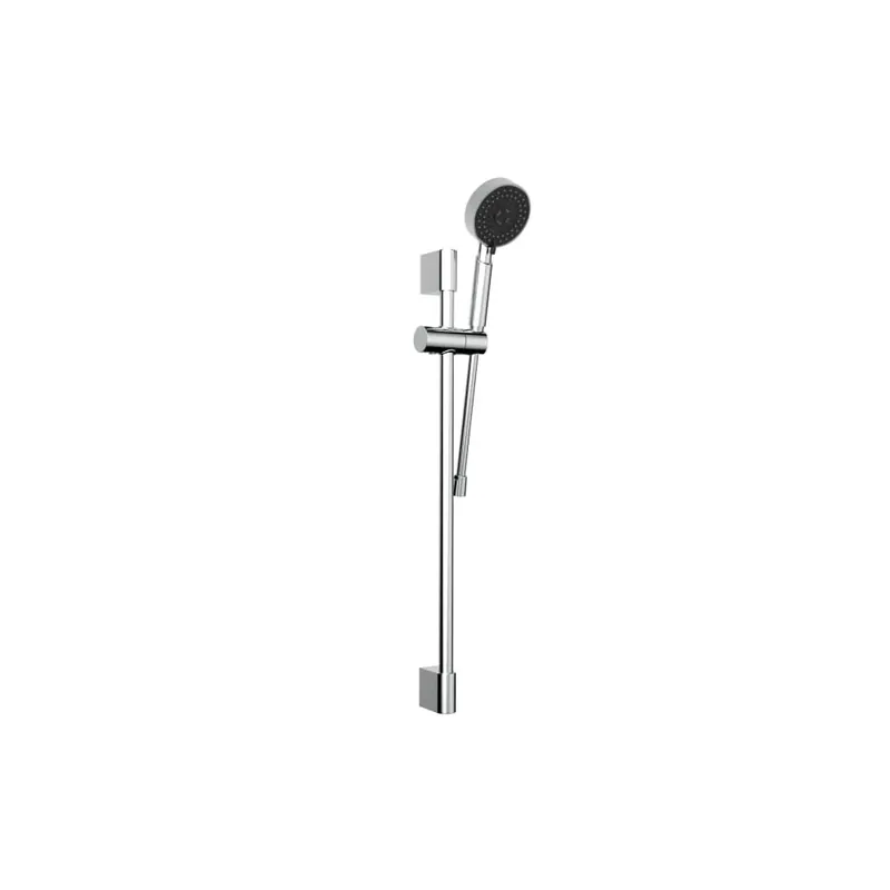 LUA E, SHOWER KIT (HAND SPRAY 100MM 2F, SHOWER HOSE 1,6M, SLIDING BAR 700MM), CHROME