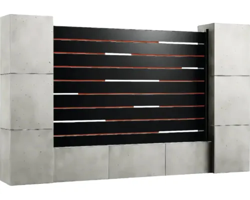 Panou gard VIRTUOSO Ragnar aluminiu 200x150 cm gri antracit buc