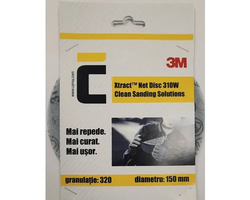 Set discuri abrazive 3M 150 mm granulație 80, 5 buc. pac
