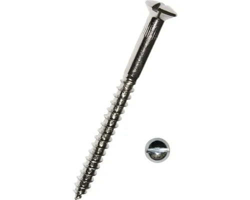 Șuruburi pentru lemn cu cap semibombat drept Dresselhaus 3x40 mm DIN95 oțel zincat, 200 bucăți pac