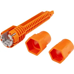 Cheie multifunctionala pentru instalatii sanitare 681872 Evotools