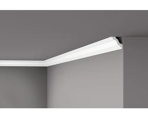 Cornișă decorativă Decoflair WT6 albă 40x40x2000 mm buc