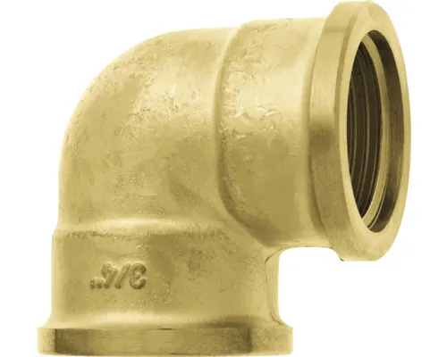 Cot 90° din alamă, filet interior 1” buc