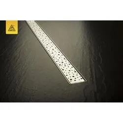 Rigola de interior square cu gratar de otel inoxidabil 650mm (lucioasa) 650S