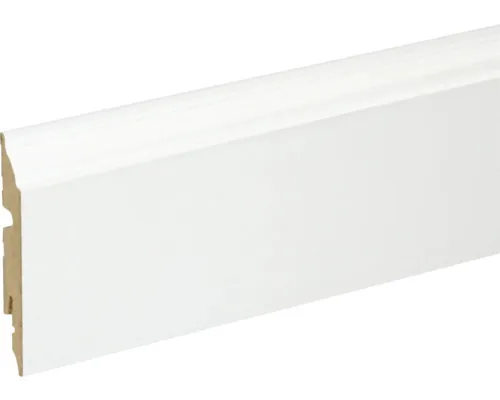Plintă MDF SKANDOR FU82L albă 2400x80x13 mm buc