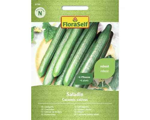Semințe legume FloraSelf castraveți de salată Saladin F1 buc