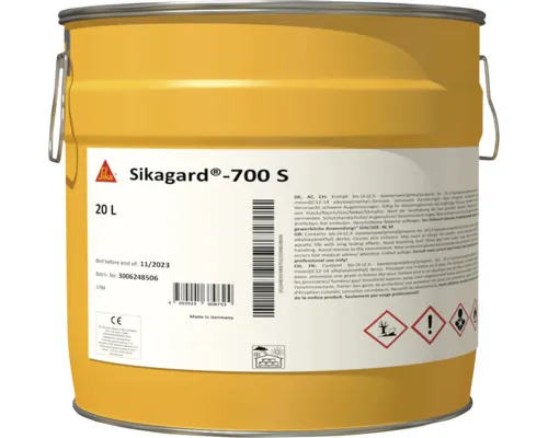 Soluție Sikagard 700S 20 litri pentru protejarea fațadei minerale buc