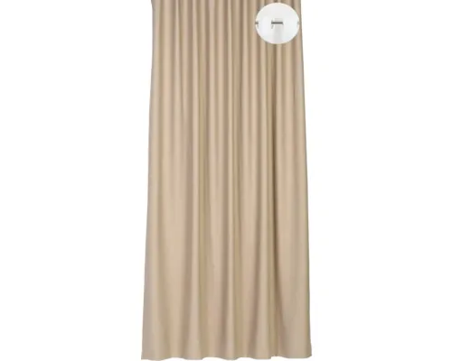 Draperie cu inele Solevito Canberra cappuccino 140x245 cm buc