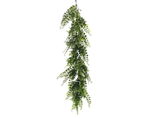 Plantă artificială agățătoare 54 frunze verde buc
