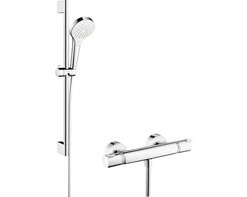 Set duș cu termostat hansgrohe Croma Select S crom buc