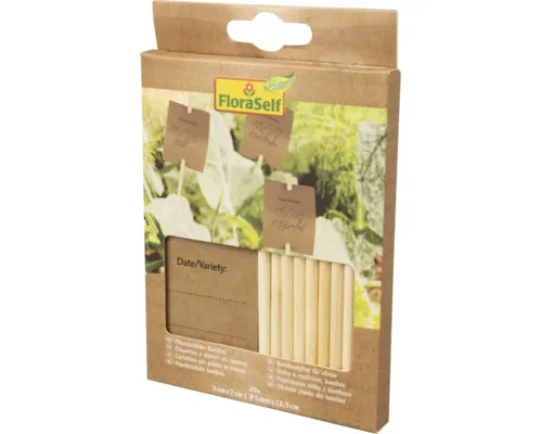 Set etichete plante FloraSElf din bambus 20 buc. pac