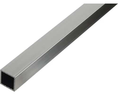 Țeavă aluminiu pătrată Alberts 40x40x2 mm, lungime 2,6m buc