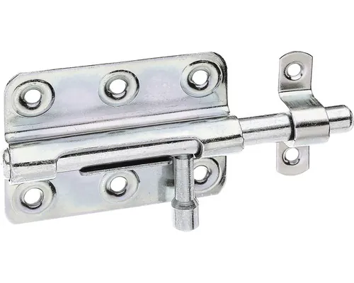 Zăvor metalic universal Alberts 80x56 mm, blocare prin rabatare, oțel zincat galben buc