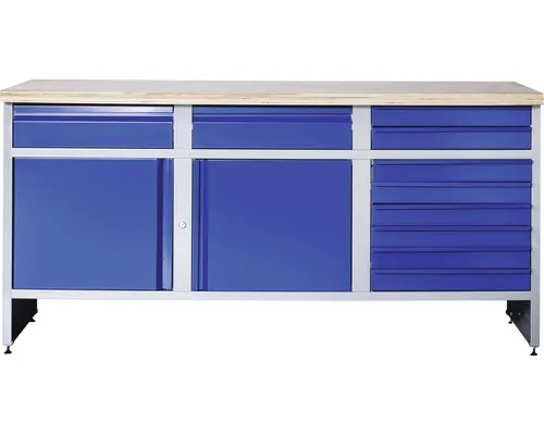 Banc de lucru Industrial B6.2 1770x880x700mm, cu 2 uși și 10 sertare buc