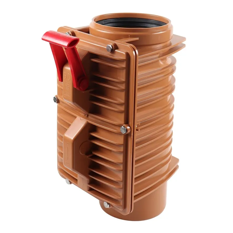 Clapeta PVC sens unic, cu inel, D 250 mm, portocaliu buc