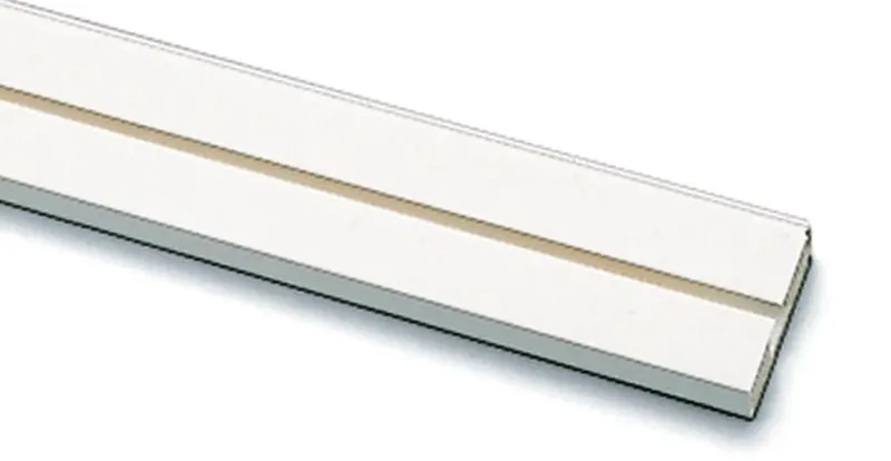 Sina perdea tavan cu 1 canal 8373, PVC, alb, 210 cm buc