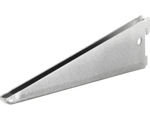 Suport dublu raft pe șină Dolle Double Slot 270mm, zincat, pentru rafturi modulare buc