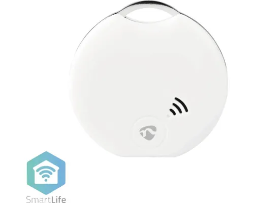 Dispozitiv inteligent de localizare chei Nedis SmartLife, acoperire 50m, cu inel de prindere buc