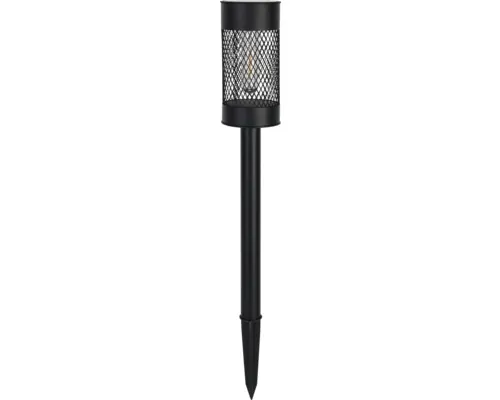Lampă solară cu LED 2 lumeni 2700K 50,8cm, plastic negru buc