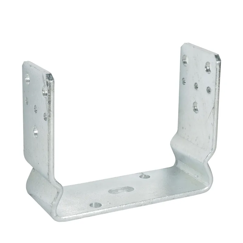 Suport stalp din tabla de otel zincat, 151 x 60 x 125 mm buc