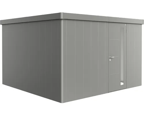Magazie grădină Biohort Neo 4D metal ușă standard 348x348 cm gri-cuarț metalizat buc