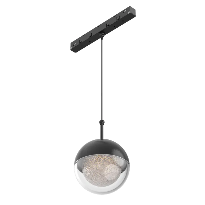 PENDUL SFERIC AJUSTABIL NEGRU 5W 3000K - MAGNETIC M20