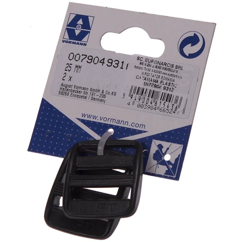 Catarama fixare din plastic, 25mm, set 2 buc