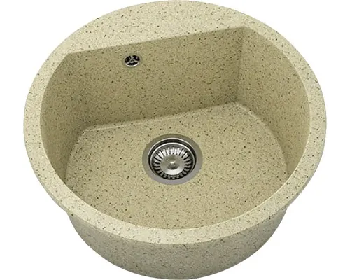 Chiuvetă bucătărie granixit 1 cuvă FAT Avangard 223 Ø51 cm fără picurător Coastline buc