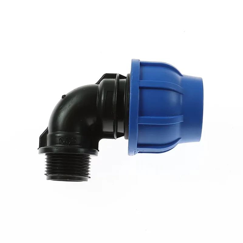 Cot compresiune PEHD, filet exterior, D 40 mm x 1 1/4", 90 grade buc