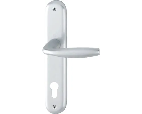 Mânere cu șild ușă interior Hoppe New York 90/240 mm, pentru cilindru buc
