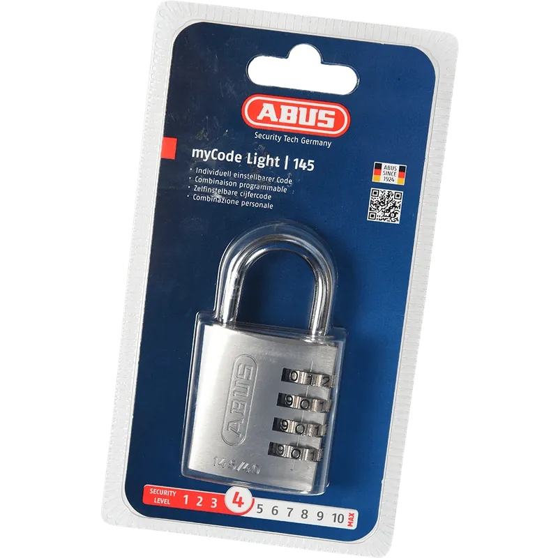 Lacat din alama, Abus 724, l 40mm, cu cifru