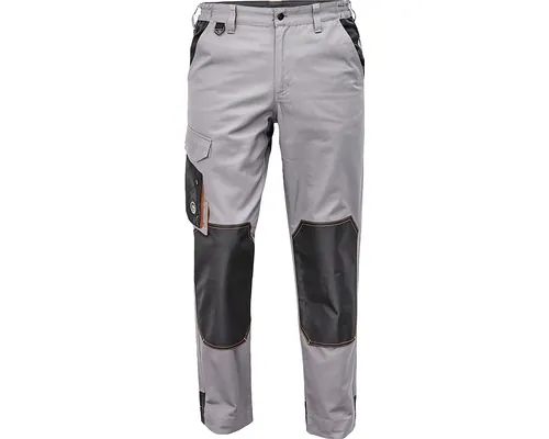 Pantaloni de lucru Cerva Cremorne din bumbac + poliester gri/negru, mărimea 52 buc
