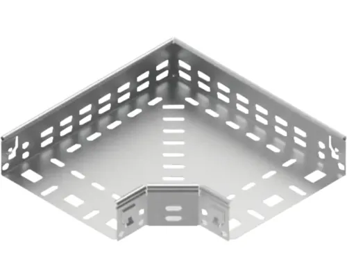 Cot 90° pentru jgheab metalic perforat 50x40mm buc