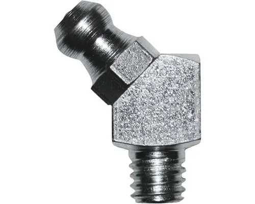 Nipluri de ungere (gresor) cu cot 45° Dresselhaus Ø6 x 1mm oțel zincat pac