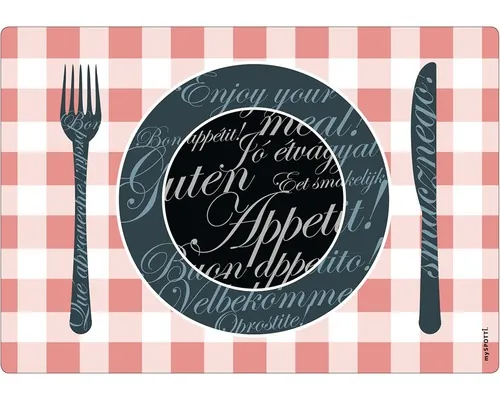 Panou bucătărie mySpotti pop Tischset aluminiu compozit 59x41 cm buc