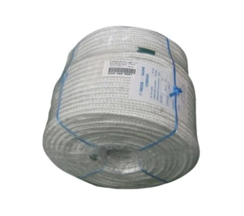 Snur fibra de sticla, Nefatec, 8x8 mm, pentru etansare termica cazane