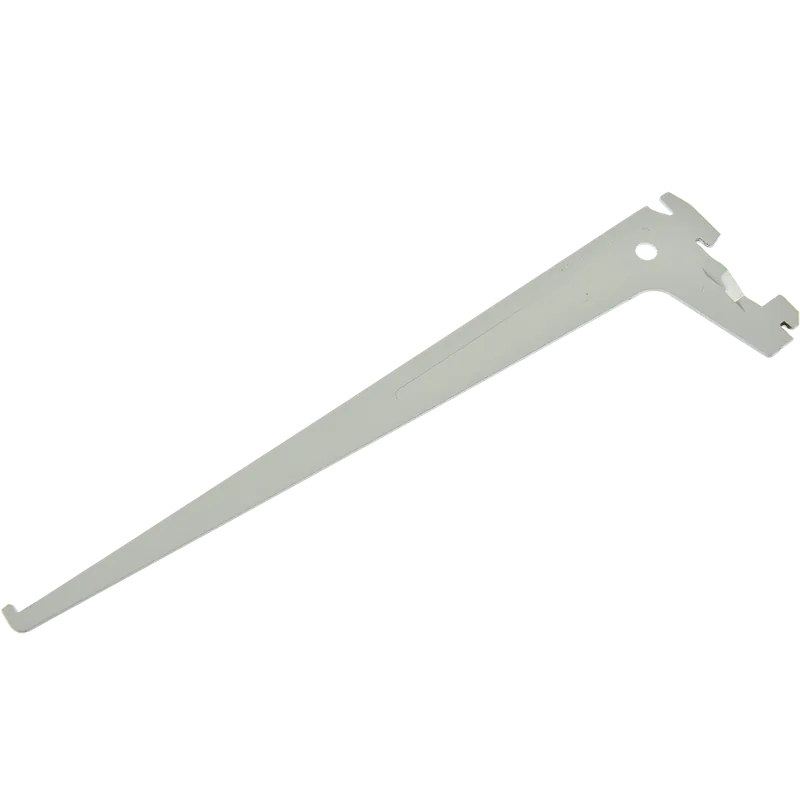 Suport pentru rafturi din lemn, metal sau sticla, L: 250 mm, alb