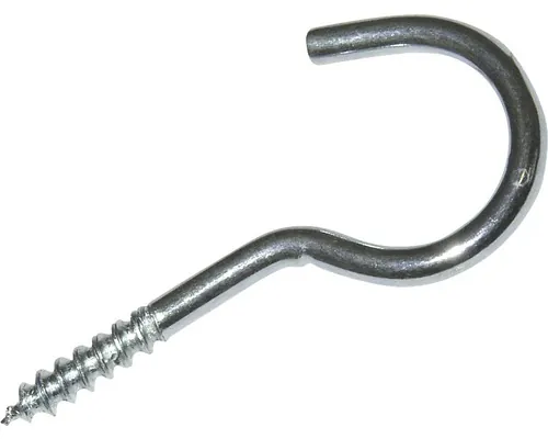 Șuruburi pentru lemn cu cârlig Dresselhaus 2,3x30 mm oțel zincat, 100 bucăți pac