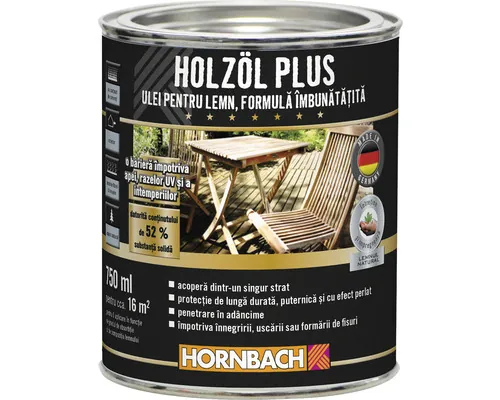 Ulei pentru lemn Bangkirai Hornbach Plus 750 ml buc