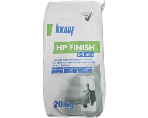 Glet superfin KNAUF HP Finish pentru finisare 20 kg alb buc