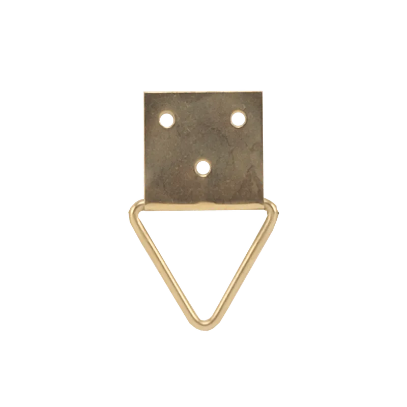 Agatator pentru rama tabloului, alama, 32 x 16 mm
