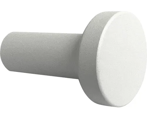 Buton pentru mobilă Ø25mm, aluminiu alb buc