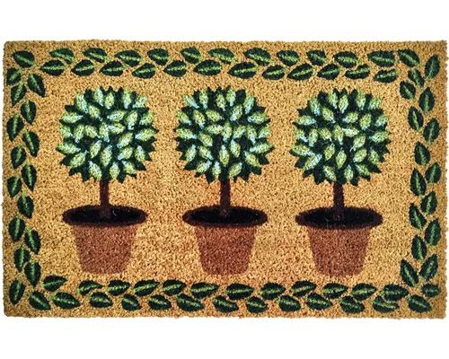 Covoraș intrare cocos copăcei în ghiveci 45x75 cm buc