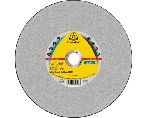 Disc debitare metal, oțel, inox Klingspor Kronenflex A100 EXTRA Ø230x1,9x22,23 mm buc