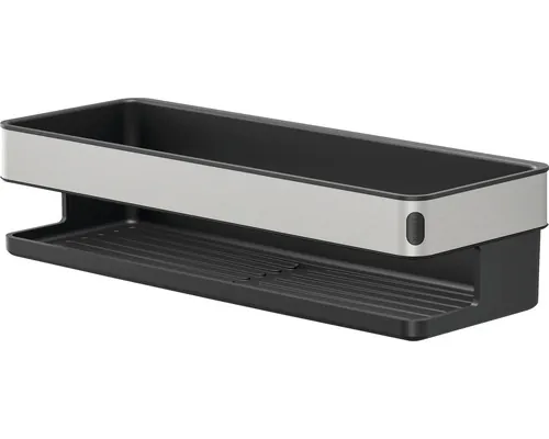 Etajeră duș TIGER Cooper negru/inox 28 cm buc