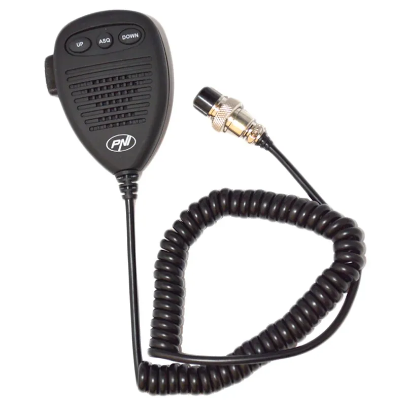 Microfon statie radio, PNI MK8000, 6 pini, 5 x 2.5 x 7.5 cm, ASQ, cablu extensibil, negru buc